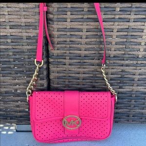 Michael Kors neon pink purse